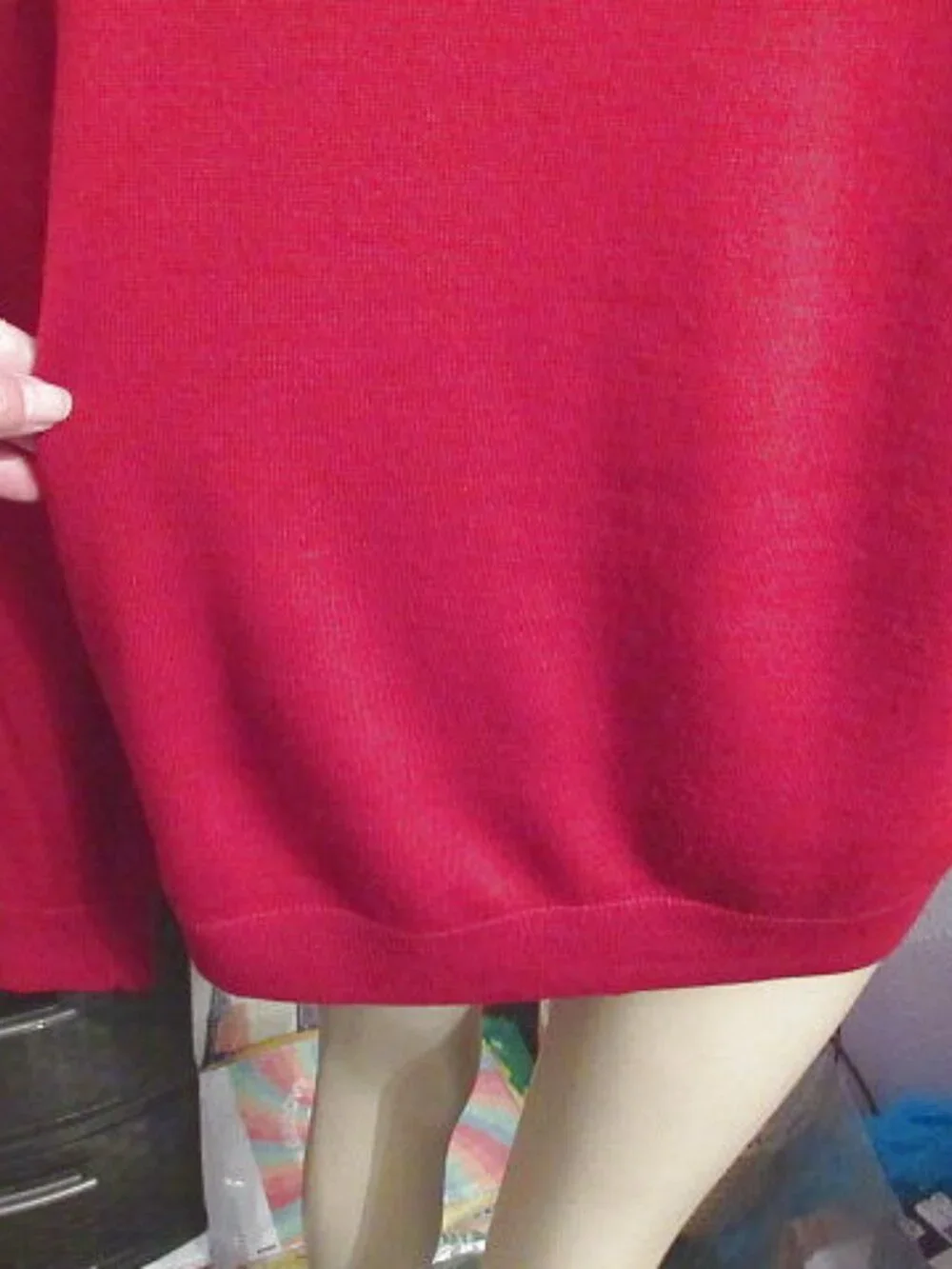 Turnbury Extra Fine Merino Wool Sweater Mens Size L Ribbed Preppy Red Pullover